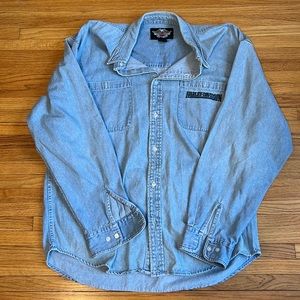 Vintage Women’s Harley-Davidson Jean Shirt - Size XL